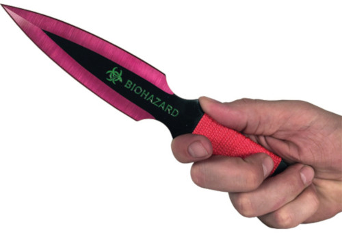 Biohazard Throwing Knife
