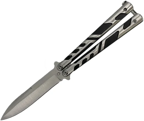 Close-up butterfly knife