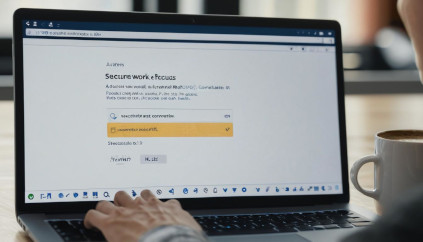 Secure remote work setup